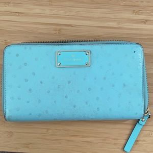 Blue Kate Spade Wallet
